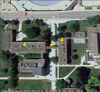 Map of Fitch Hall - Photo By: Google Earth (5)