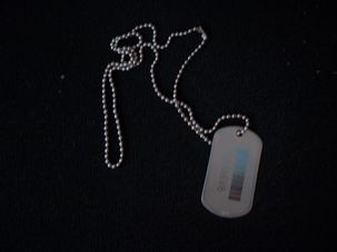 The back of the dog tag that gets scanned at games (Picture from Katie Risvold, 2010)