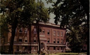 Memorial Hall on a spring day