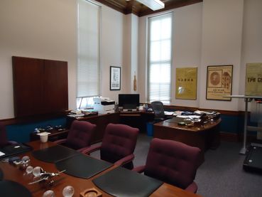 Facing South Towards President's Desk. Photo by Jared Netley