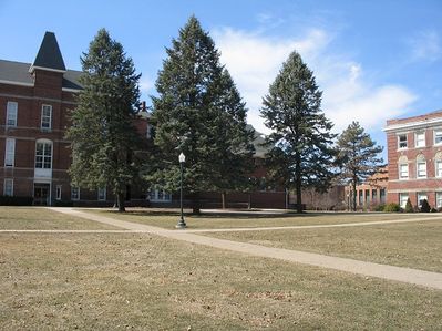 Sheslow - East Entrance, March 2011. Photo by Susan Fink, AS'93, GR'95 & '98